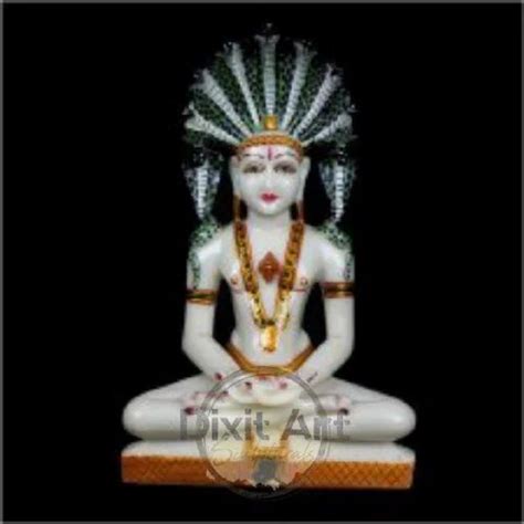 Marble Jain Mahaveer Ji Statue - White Marble Jain Mahavir Statue ...