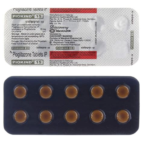 Piokind-15 - Strip of 10 Tablets : Amazon.in: Health & Personal Care