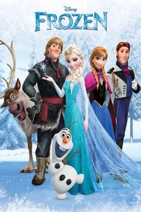 Frozen Hollywood Movie Posters Paper Print - Movies posters in India ...