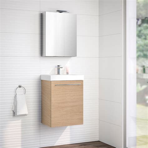 Mueble de baño Remix roble 45 x 33 cm | Leroy Merlin