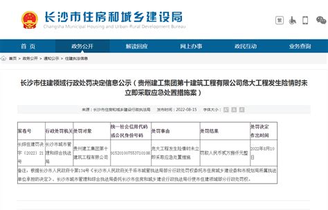 最高罚款11万余元！中京建设、长沙新奥燃气等企业被罚-中国质量新闻网