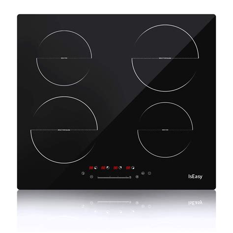 Buy Induction Cooktop 4 Burner Electric Cooktop,6800W Built-in ...