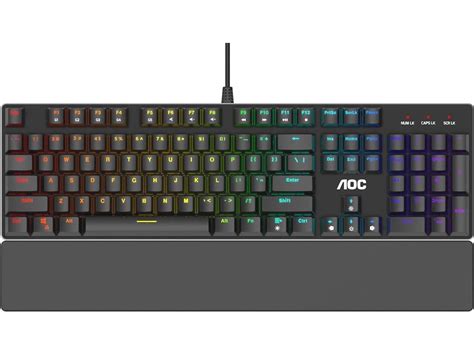 Aoc Gaming Full Rgb Mechanical Keyboard 104 Key Outemu Blue ...