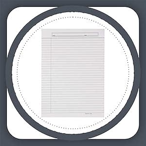 SNOW CRAFTS A4 Size Both Side Ruled Sheet for Project/Assignment ...