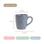 Set Of 6 Textured Coffee Mugs Grey 220ml Online - Premium Coffee Mug ...