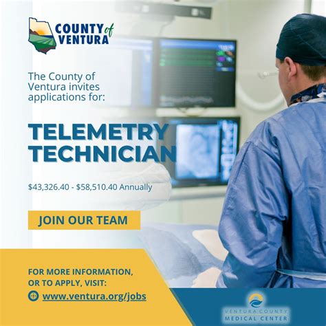 County of Ventura on LinkedIn: NOW HIRING: Telemetry Technician VISIT ...