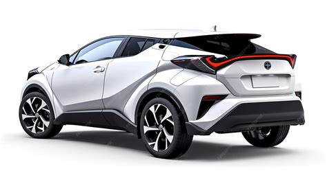 Premium Photo | Toyota CHR back view mockup