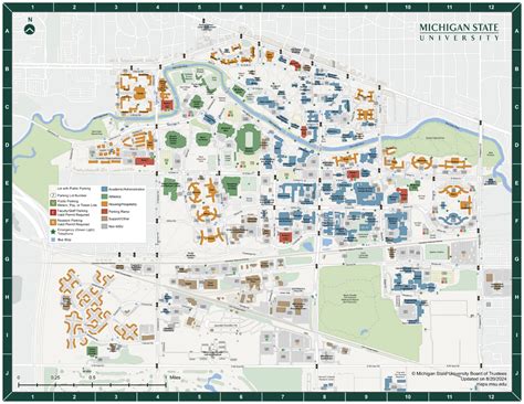 Michigan State University Campus Map - All Maps