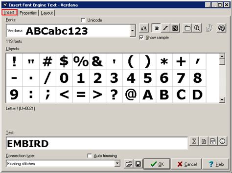 Image result for Embird Font Engine Tutorial