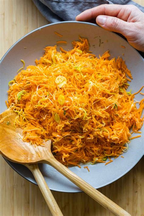 Easy Grated Carrot Salad - Green Healthy Cooking