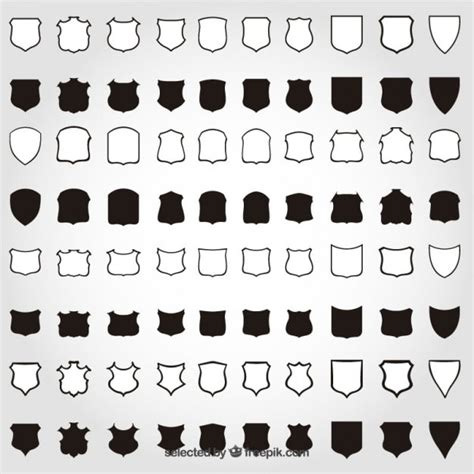Shield shape Vectors - Download Free High-Quality Vectors from Freepik ...