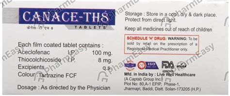 Canace Th 8mg Tablet: Uses, Side Effects, Price & Dosage | PharmEasy