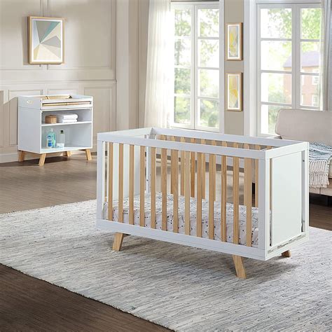 Suite Bebe Livia Convertible Crib in Black & Natural | Cribs ...