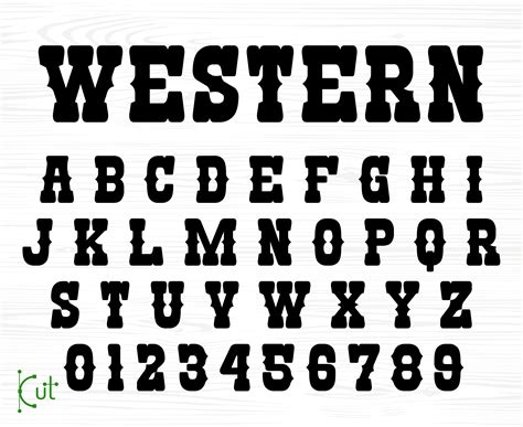 What Font Is Western Style at Adam Goudeau blog