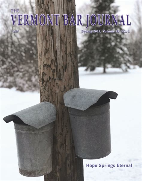 Vermont Bar Journal - Vermont Bar Association
