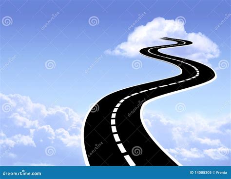 Camino al cielo stock de ilustración. Ilustración de esperanza - 14008305