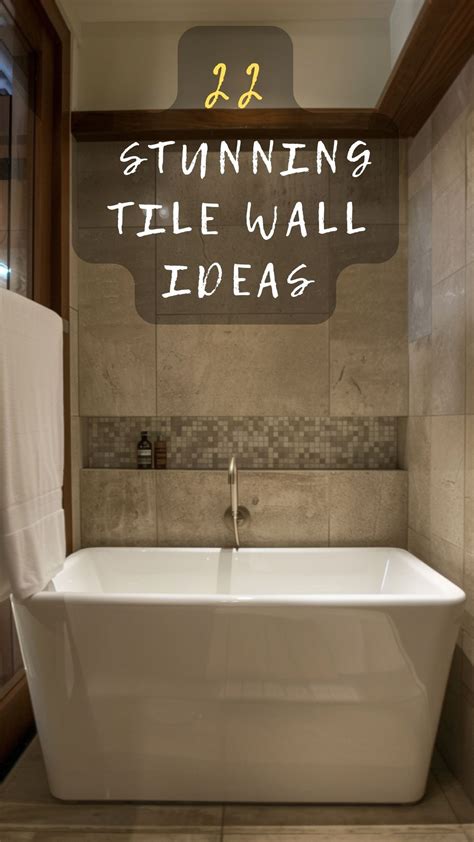 Elevate Your Bathroom With Tub Tile Wall Ideas | Tub enclosures, Tub ...