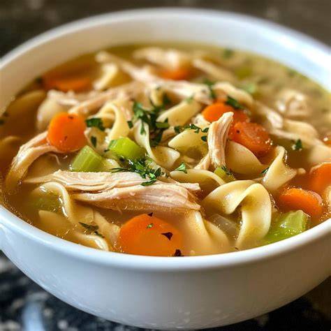 30-Minute Chicken Noodle Soup with Frozen Noodles Magic - Wilingga Recipes