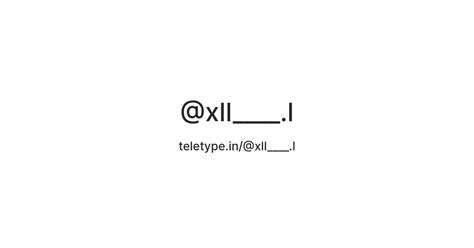@xll____.l — Teletype