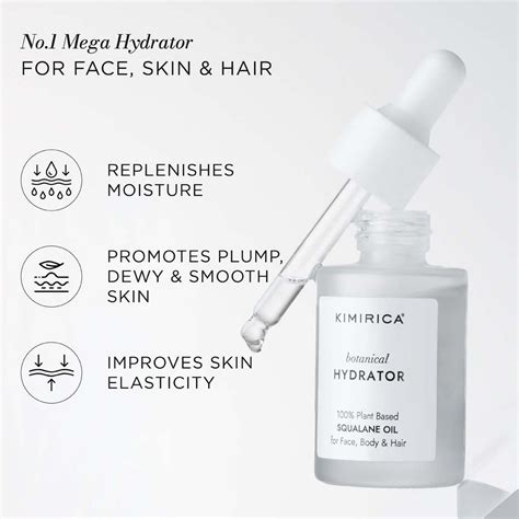 Buy Best Squalane Oil for Moisturizing Skin Online - Kimirica