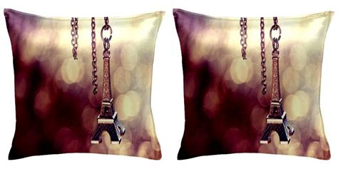 Buy Panda Creation Colorful Designer Pillow Cover / Cushion Cover (12 x ...