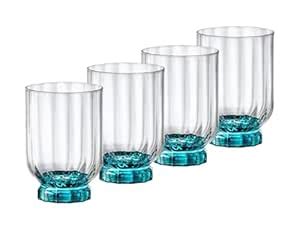 Bormioli Rocco Florian Set Of 4 Double Old Fashioned Whisky Glasses, 12 ...