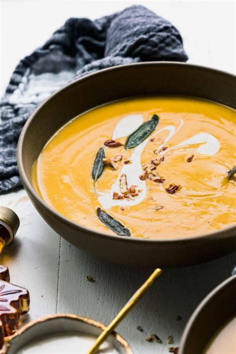 Butternut Squash Bisque Soup Recipe - Platings + Pairings