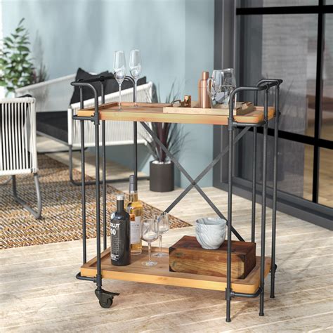 outdoor bar cart