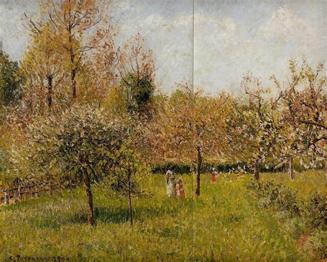 Spring at Eragny by Camille Pissarro - Artchive