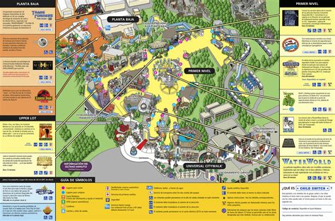 Universal Studios Hollywood Printable Map - Holiday Printable Activities