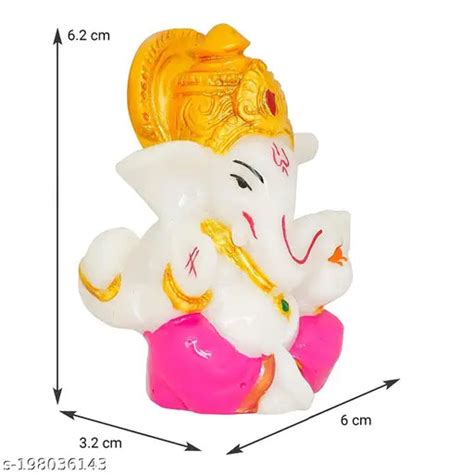 Arohi Enterprises Polyresin Lord Ganesha Idol Figurines Showpieces ...