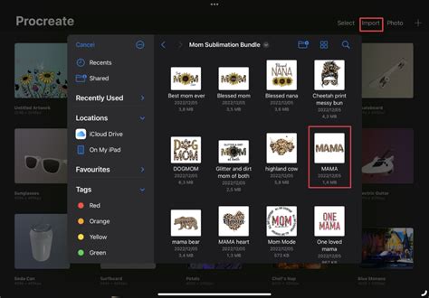 How to Export Procreate Files with Layers 的图像结果