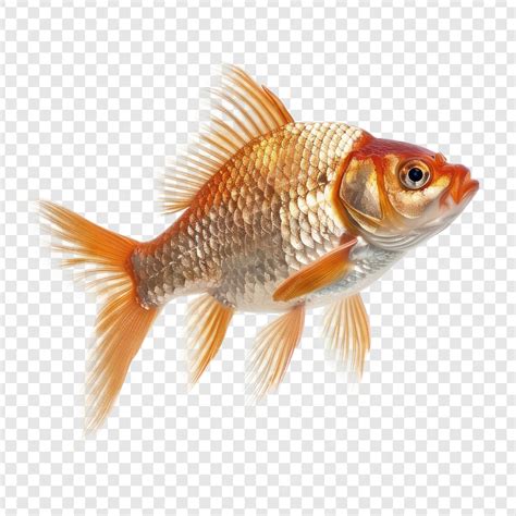 Premium PSD | Fish front view full body isolate on transparency ...