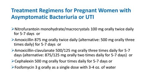 Treatment For Uti In Pregnancy