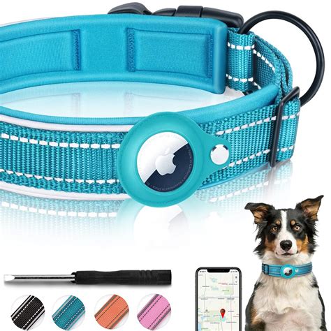 Amazon.com : AirTag Dog Collar, Reflective Apple Air Tag Dog Collar ...