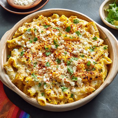 Cheesy Chicken Elote Pasta Bake - Tasty Chow