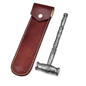 Damascus Steel HR-71 Cross Pein Engineers Hammer Soft Grip handle ...