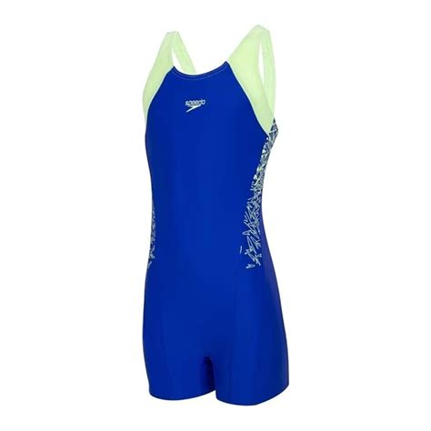 Speedo Girl's Endurance Boom Splice Legsuit Swimwear