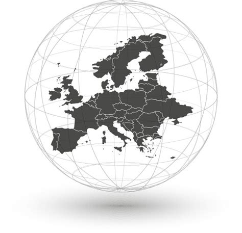 Europe Map Vector 的图像结果