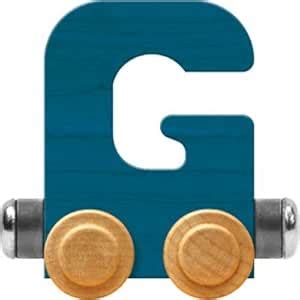 Buy NameTrain Bright Letter Car G - Made in USA (Blue) Online at Low ...