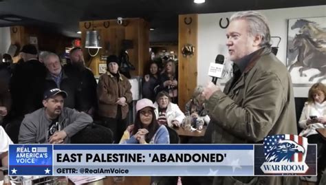 WarRoom East Palestine: Steve Bannon Talks To The Real Citizens Of Ohio ...
