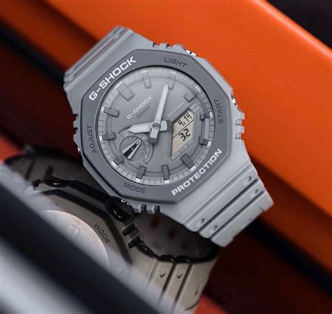 G-Shock GA-2100-5A “Grey Carbon Core” Edition | All-Grey Stealth Mode ...