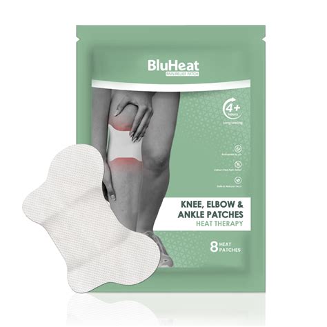 BluHeat Pain Relief Patches for Knee, Elbow & Ankle – Nysh