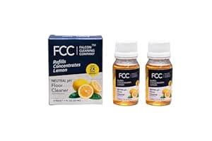 FCC Lemon Scent Concentrated Floor & Slab Cleaning Solution 2x30ml ...