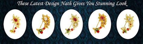 Buy JEWELOPIA Maharashtrian Nath Nose pin Small Size Traditional ...