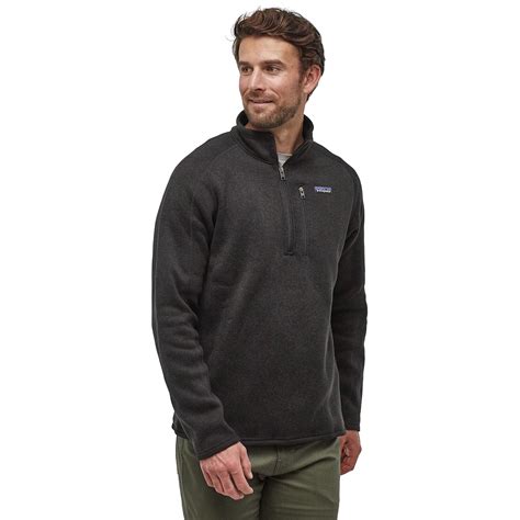 Patagonia Better Sweater Fleece 1/4-Zip Pullover Men - Black | BIKE24