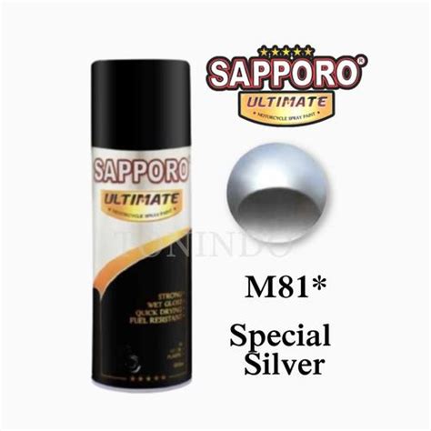 Jual Sapporo Ultimate M81* Special Silver Cat Semprot/ Spray Warna ...