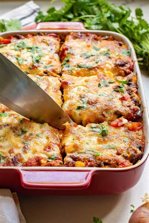 Mexican Tortilla Casserole -- vegetarian, fast, and a family favorite ...