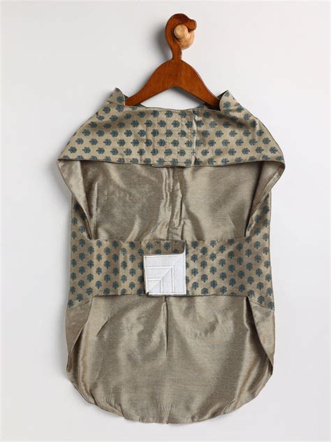 Dogs Cotton Jacket in Chiku Block | VASTRAMAY – vastramay