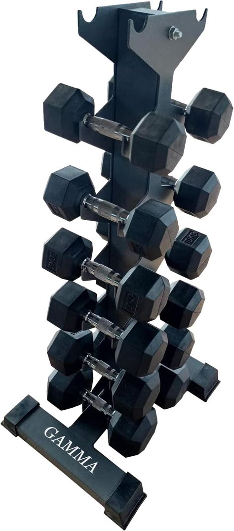 GAMMA FITNESS VERTICAL DUMBBELL RACK FOR ALL TYPES OF DUMBBELLS ...